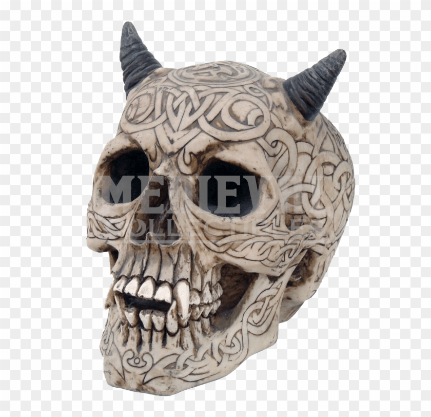 Devil Skull Png Clipart #4233179