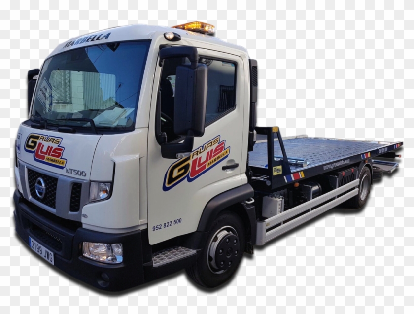 Gruas Luis Marbella - Tow Truck Clipart