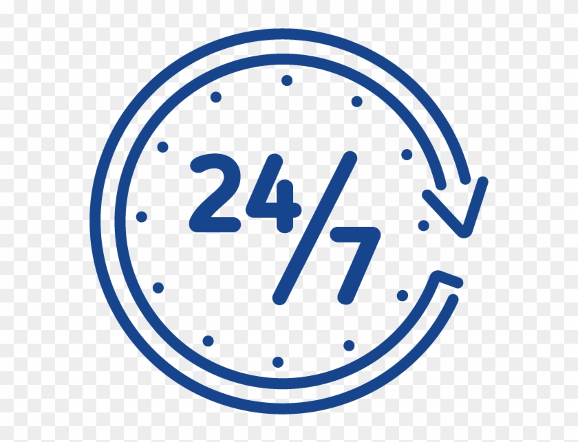 24/7 - Love Time Icon Png Clipart #4233976