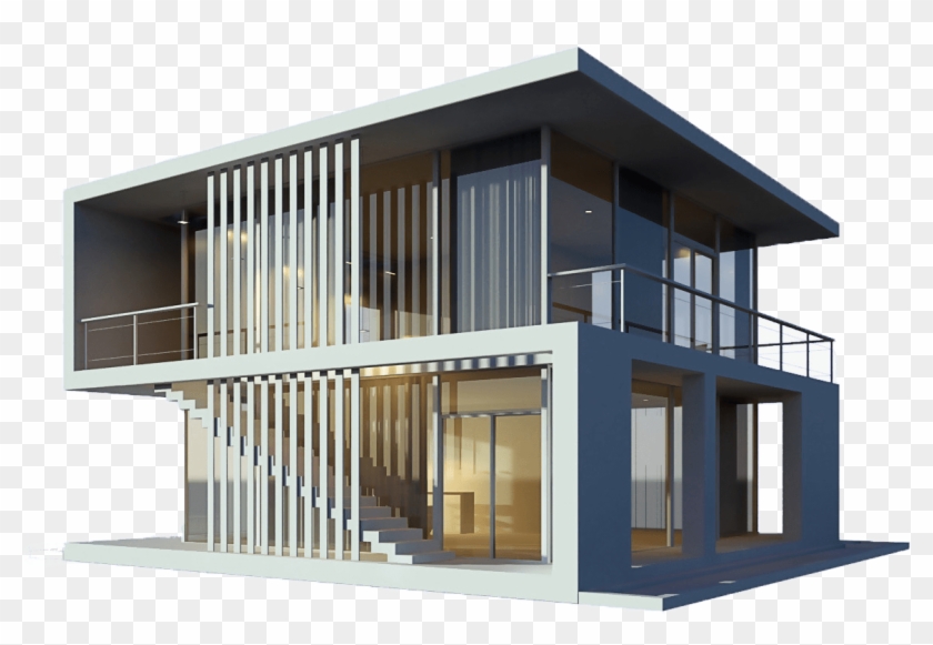 Villa Png - Modern House Model Clipart #4233977