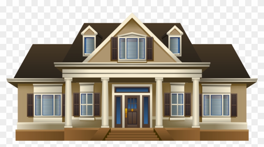 Drawing Illustration Luxury Villas Houses Transprent - Villa Png Clipart #4234066