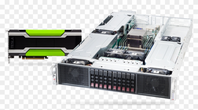 Gpu-optimized Servers Featuring Nvidia Tesla Gpus For - Gpu Server Clipart #4234257