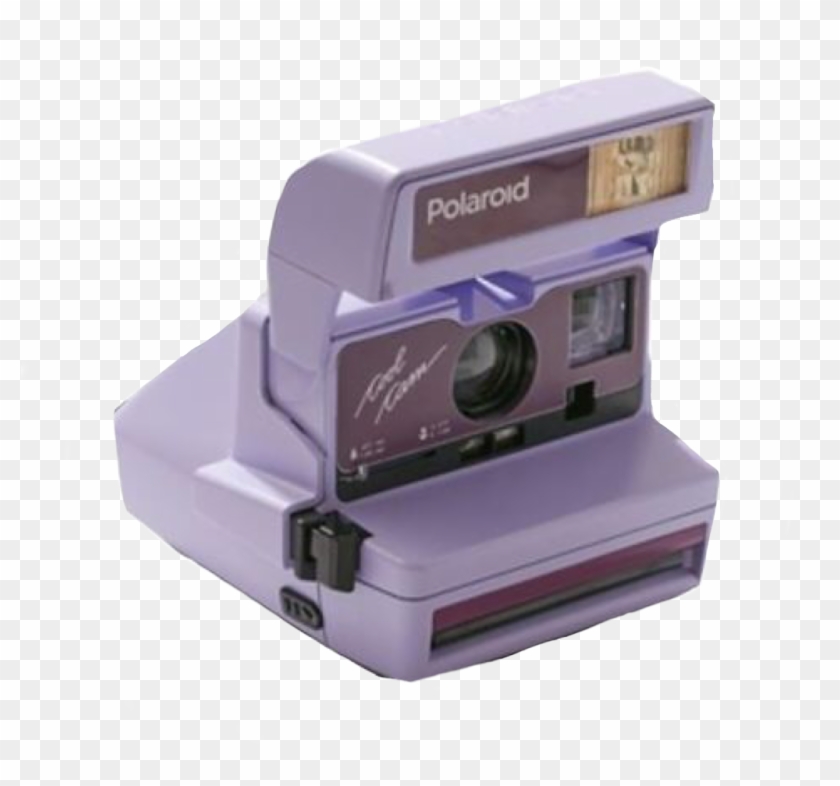 #polaroid #camera #retro #niche #moodboard #freetoedit - Polaroid Camera 600 Purple Clipart