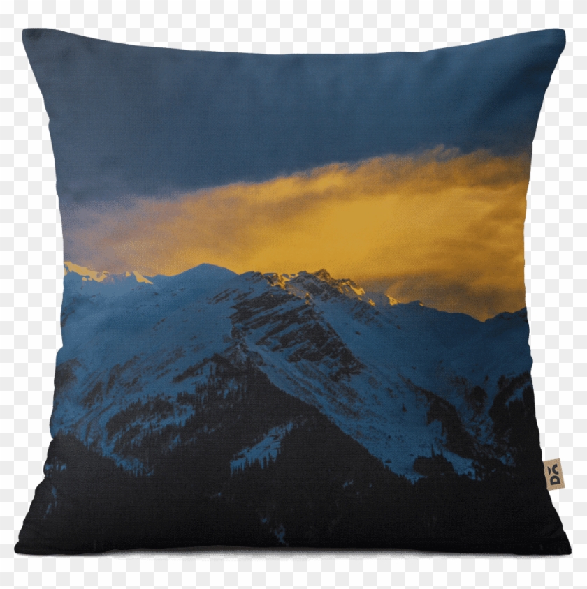 Dailyobjects Sunny Snowy Peaks 12" Cushion Cover Buy - Cushion Clipart