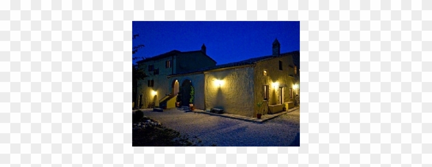 Stylishly Restored Farmhouse - Evening Clipart #4234968