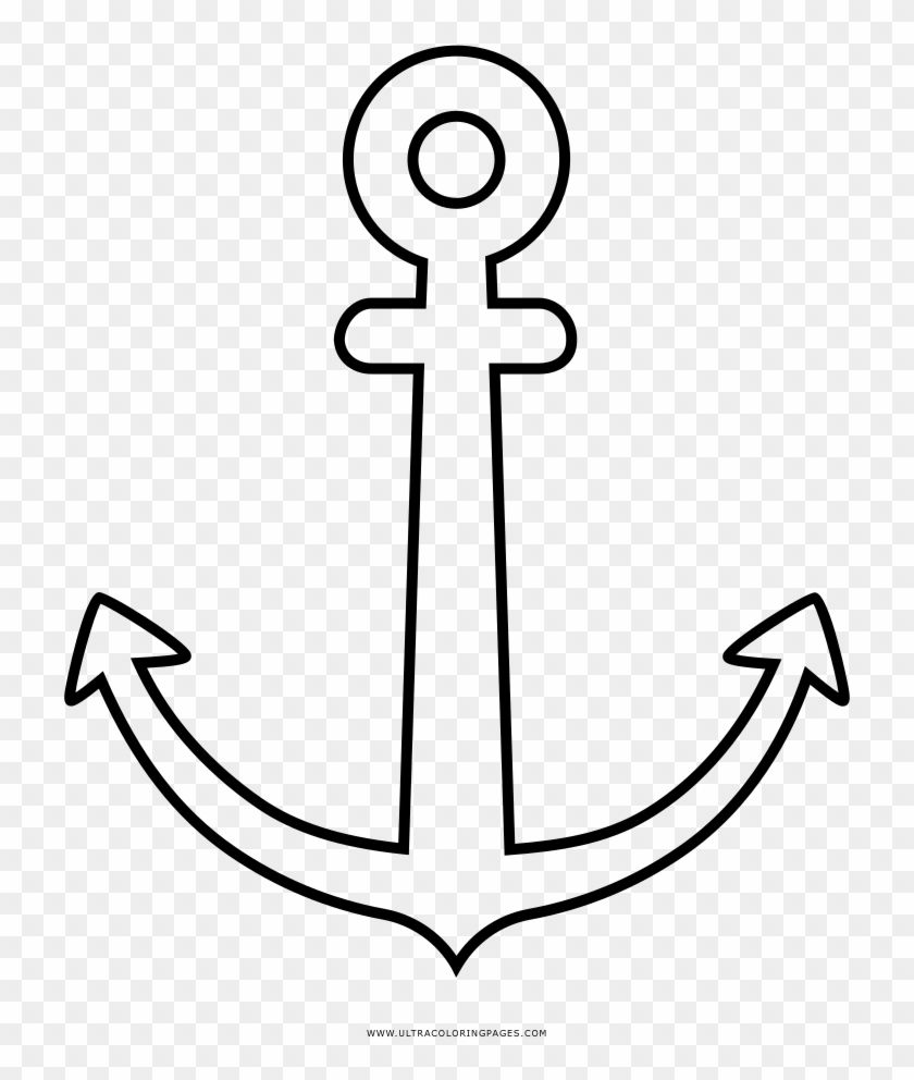 Ancla Para Colorear Ancla Para Imprimir Dibujo De Ancla - Una Ancla Para Colorear Clipart