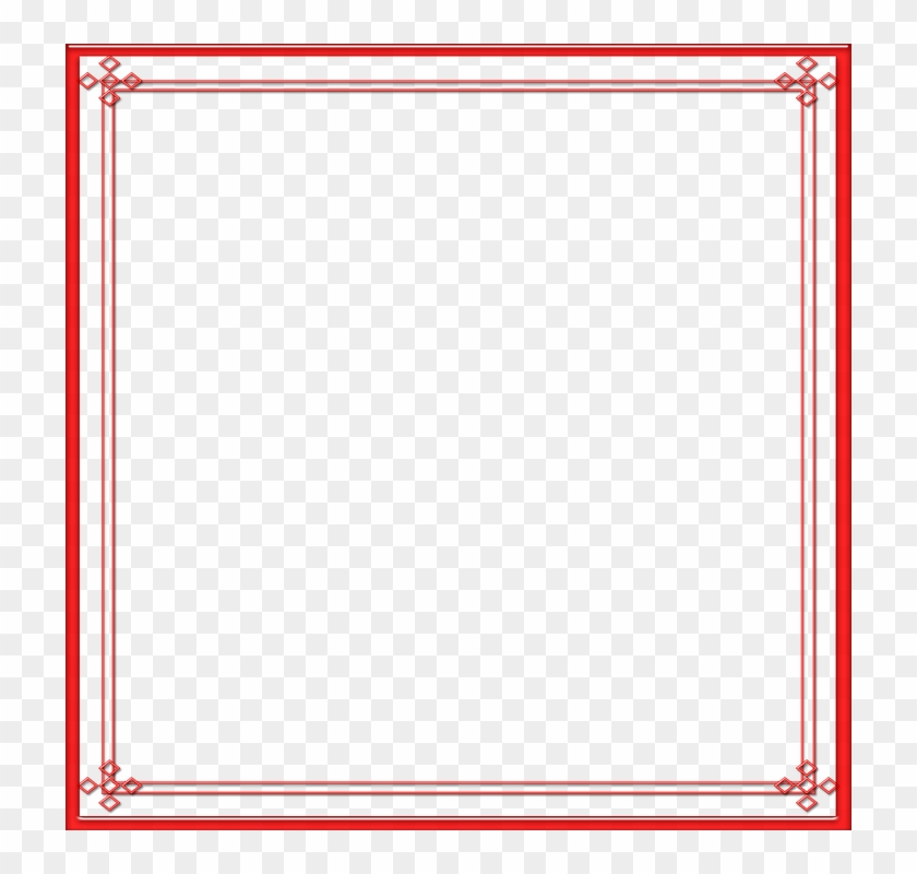 Moldura Vermelho Png - Carmine Clipart