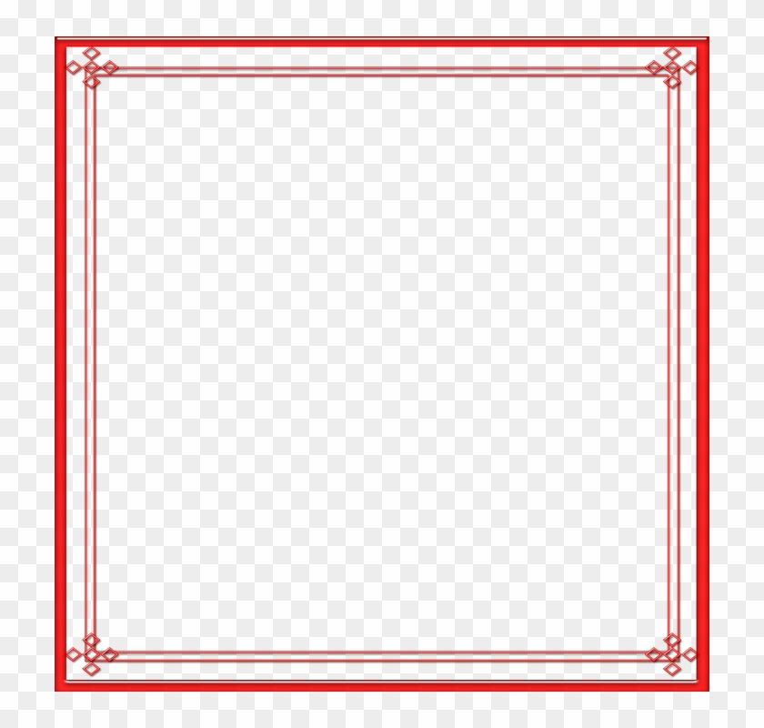 Moldura Vermelho Png - Carmine Clipart #4235257