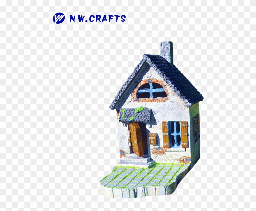 Miniature Fairy House Garden Resin Mini Country Cottage - House Clipart
