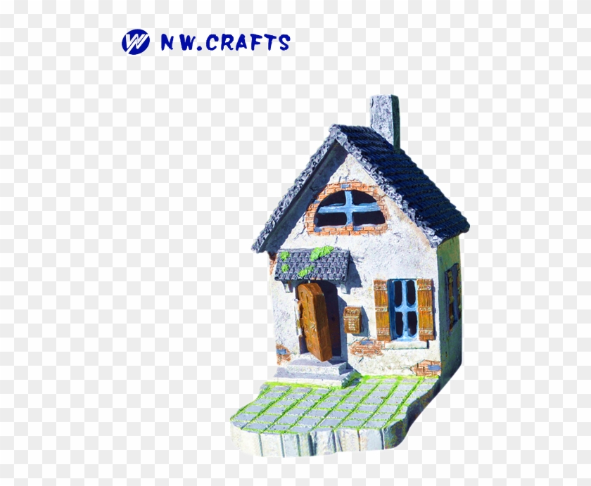 Miniature Fairy House Garden Resin Mini Country Cottage - House Clipart #4235508