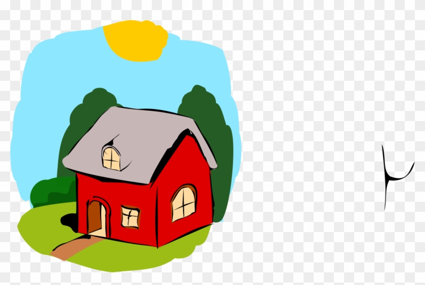 Fairy Tale House - Home Cartoon Fairy Tale Clipart