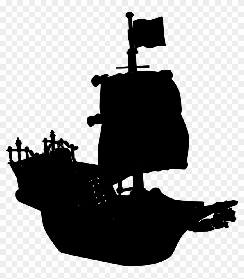 Download Png - Cartoon Pirate Ship 3d Clipart #4235632