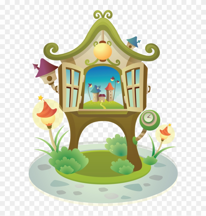 Яндекс - Фотки - Сказочные Домик Png Clipart #4235745