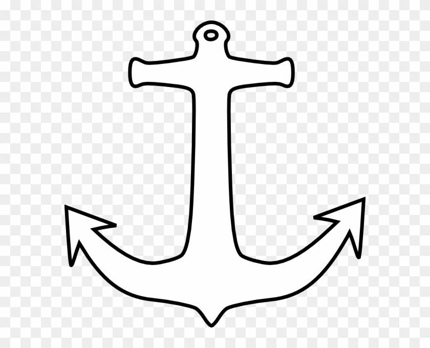 Anchor Outline Clip Art 114970 - Anchor Clip Art Outline - Png Download