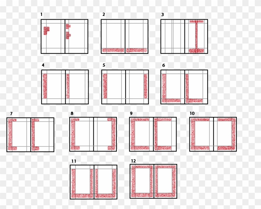 Distintas Posiciones Que Puede Adoptar La Decoración - Symmetry Clipart