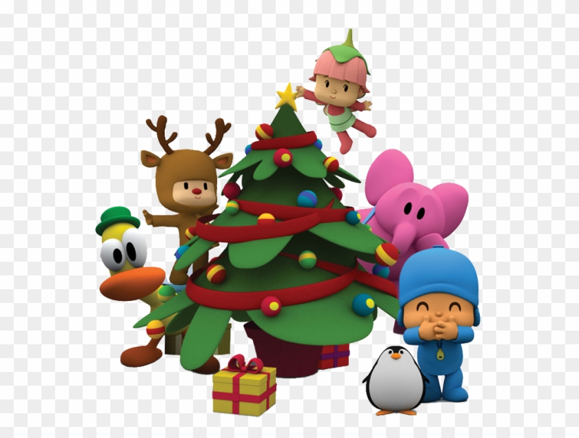 Feliz Navidad Con Pocoyo Clipart