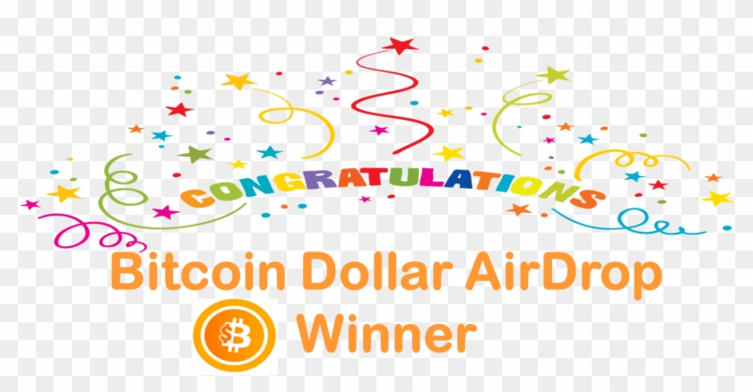 Bitcoindollar Airdrop Progress & Winner Announcement[d-7] - Graphic Design Clipart #4236116