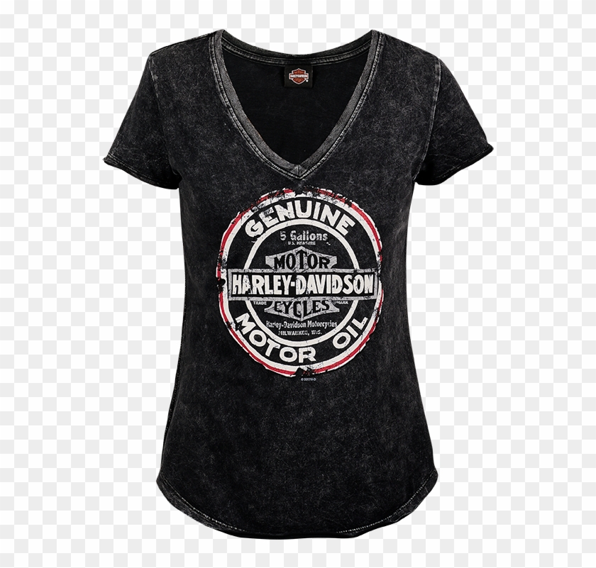 Camiseta Harley-davidson Genuine Round - Active Shirt Clipart