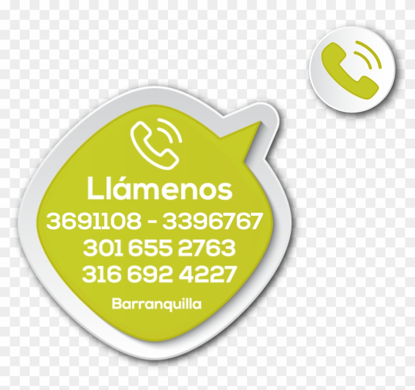 Telefonos De Contacto Parque Y Grama - Circle Clipart #4236140