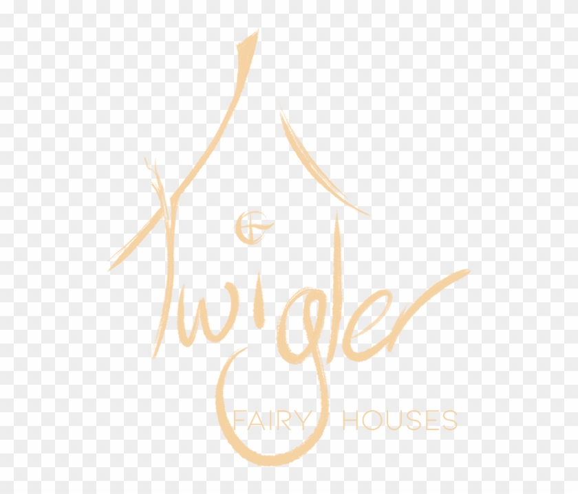 Twigler Fairy Houses - Calligraphy Clipart #4236216