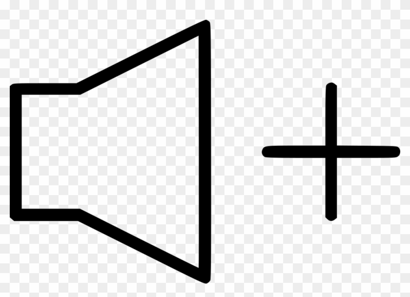 Audio Volume Loud Speaker Increase Sound Comments - Cross Clipart
