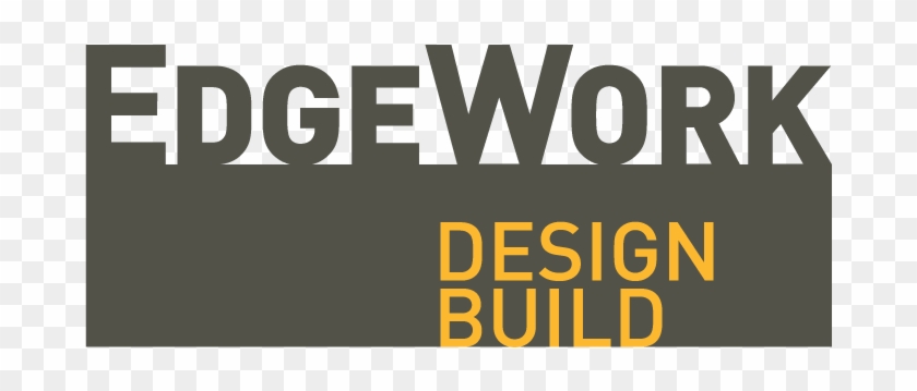 Edgework Design Build Logo - Poster Clipart #4236369