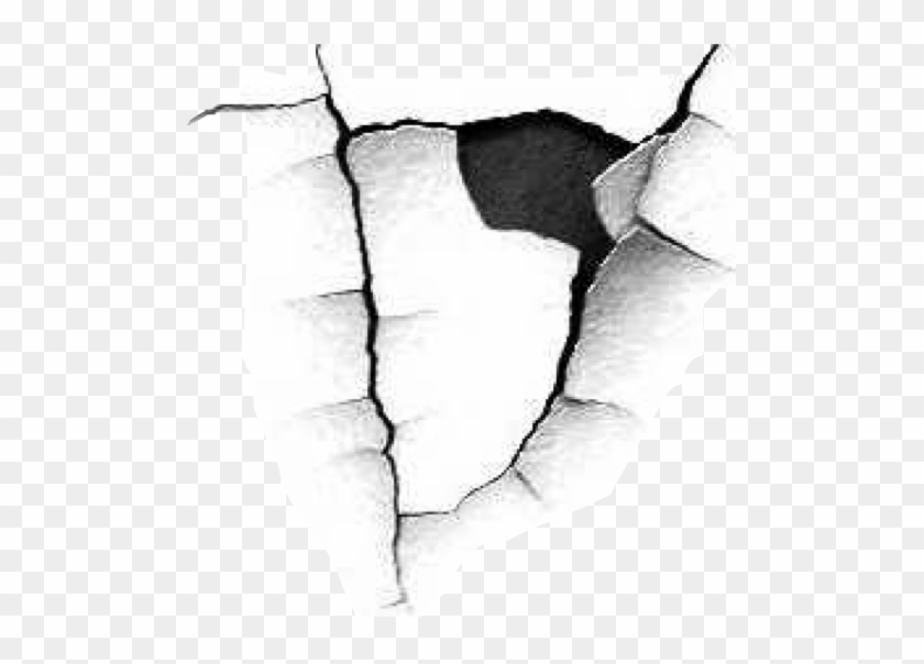 #grieta #black #white #blackandwhite - Crack Png For Editing Clipart