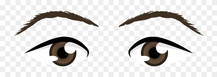 Ojos Animados Con Pestañas Png Clipart