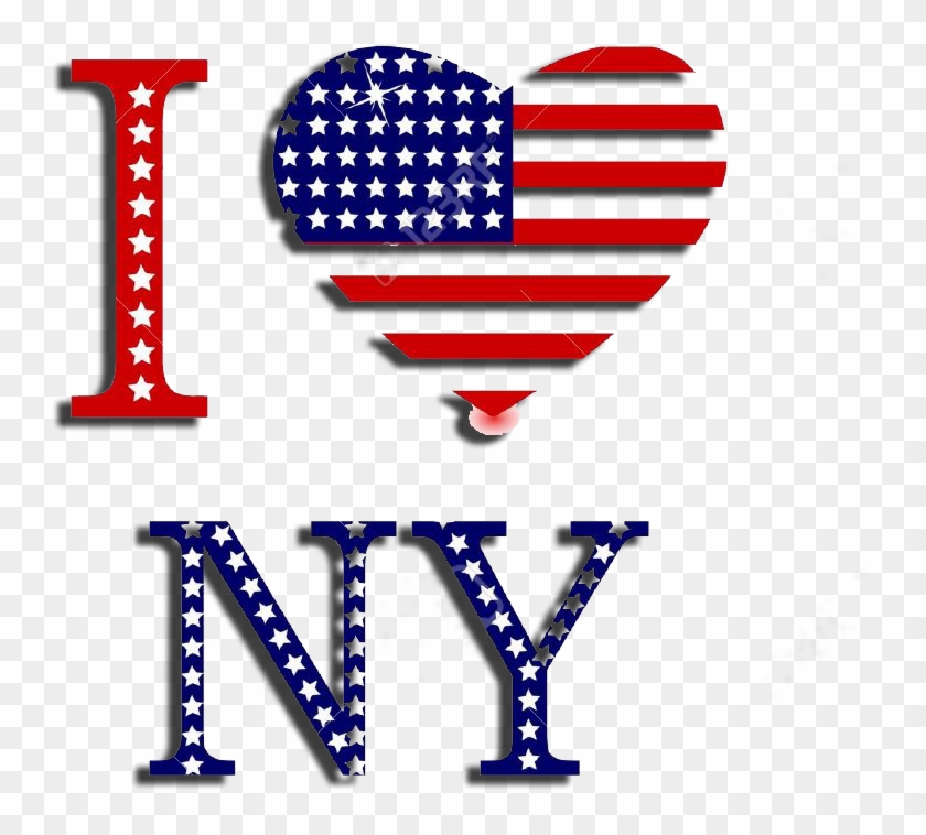 Weather From Openweathermap - Love Ny American Flag Clipart