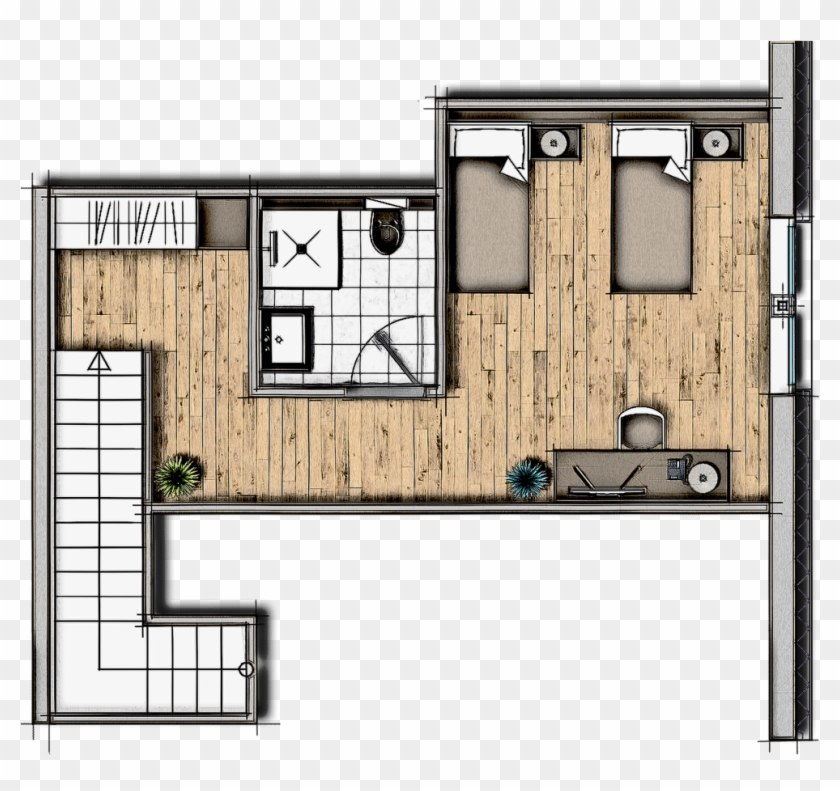 También Te Gustará La Puesta De Sol Con Su Brillo Dorado - Floor Plan Clipart #4237527