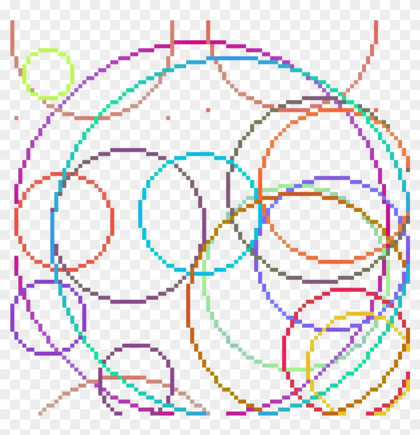 Rainbow Bubbles - Circle Clipart