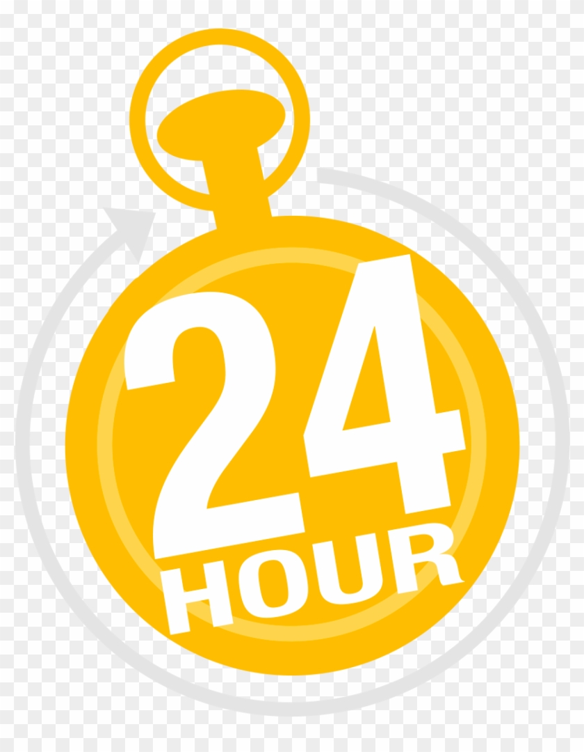 Learn More About Our Free 24 Hour Rush Service On Promotional - Free 24 Hours Clipart #4238592