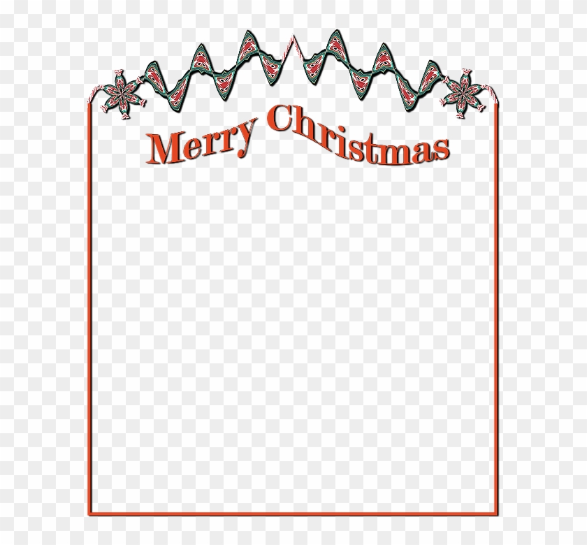 And Last, But Not Least, A Skewed Top Border Frame - Illustration Clipart