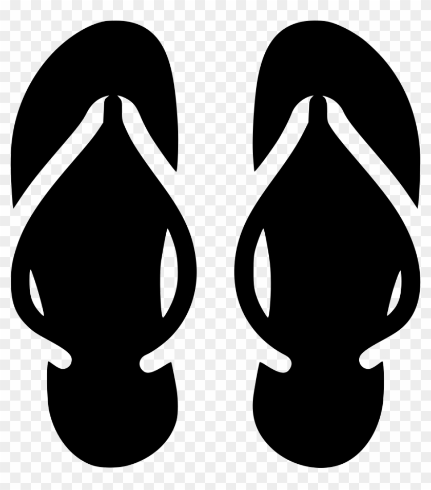 Graphic Black And White Download Png Icon Free Download - Slippers Icon Png Clipart