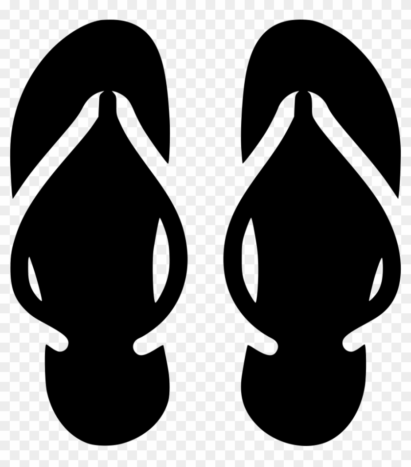 Graphic Black And White Download Png Icon Free Download - Slippers Icon Png Clipart #4238692