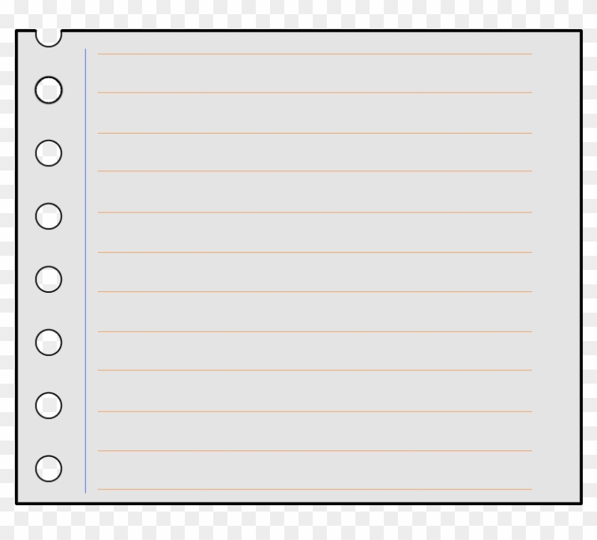 Fondo Hoja De Papel Png - Paper Product Clipart