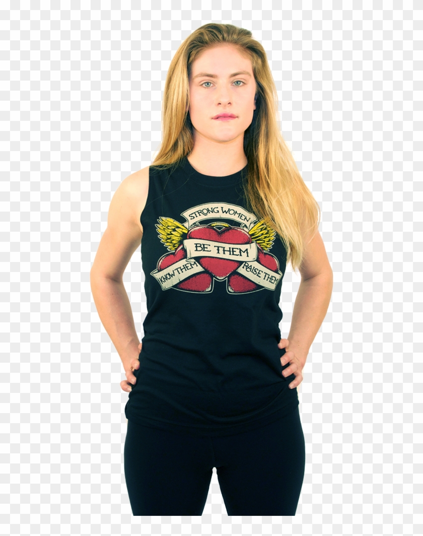 The Strong Women Muscle Tank - Girl Clipart