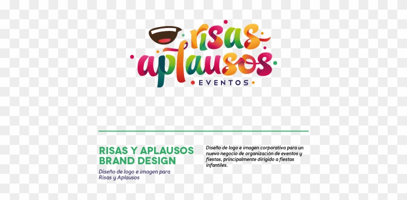 Risas Y Aplausos On Behance Behance, Logos, Galleries, - Graphic Design Clipart #4239732
