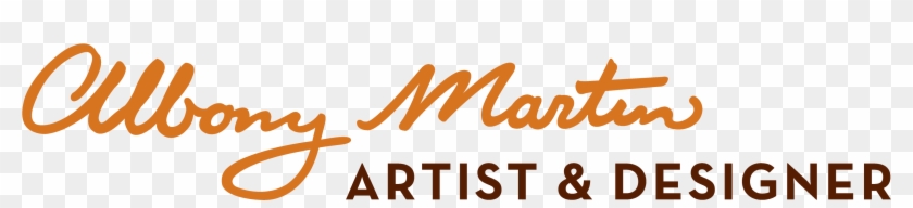 Albony Martin - Calligraphy Clipart