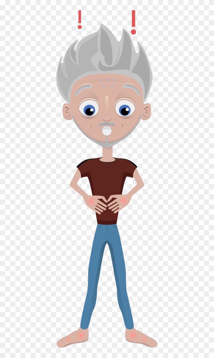 A Person Suspected To Have Chronic Kidney Disease, - Cartoon Clipart
