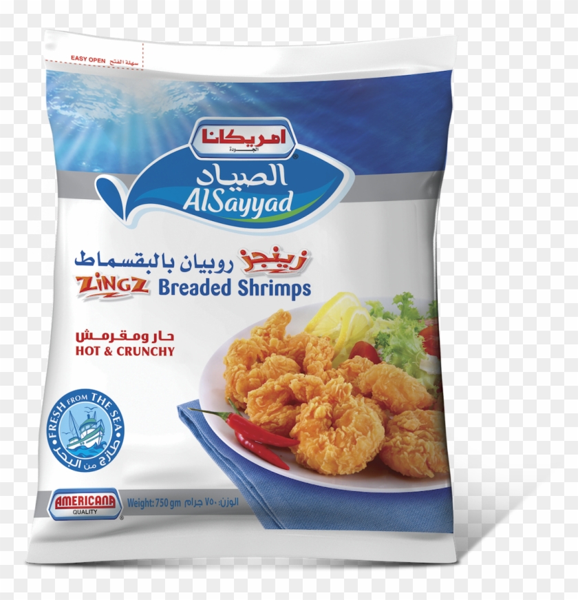 Zingz Shrimps Crunchy Breaded Shrimps 750g - Americana Breaded Shrimps Clipart