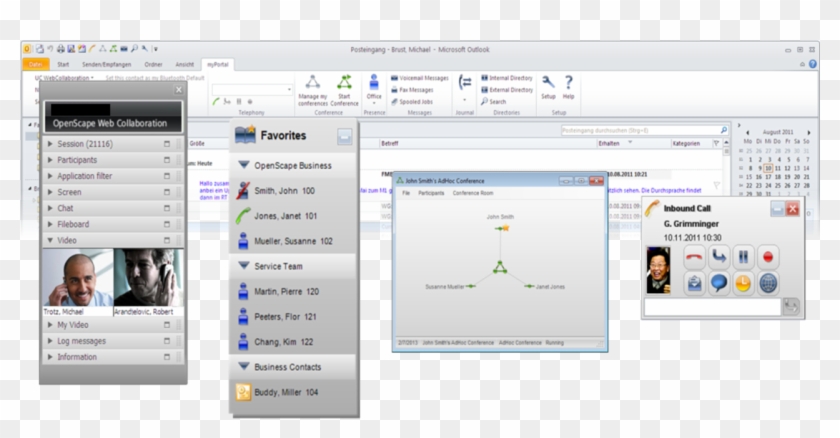 1280px-osbiz Myportal Outlook 1 - Unify Myportal For Outlook Clipart #4241161