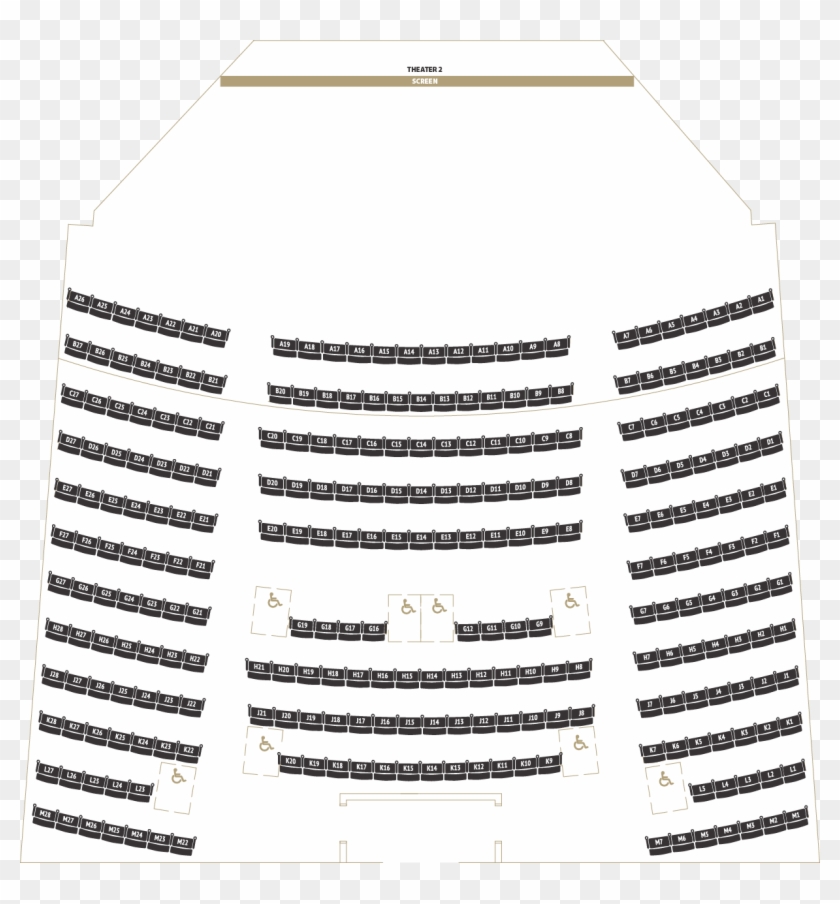 Seat Chart Theater - Shirt Clipart #4241560