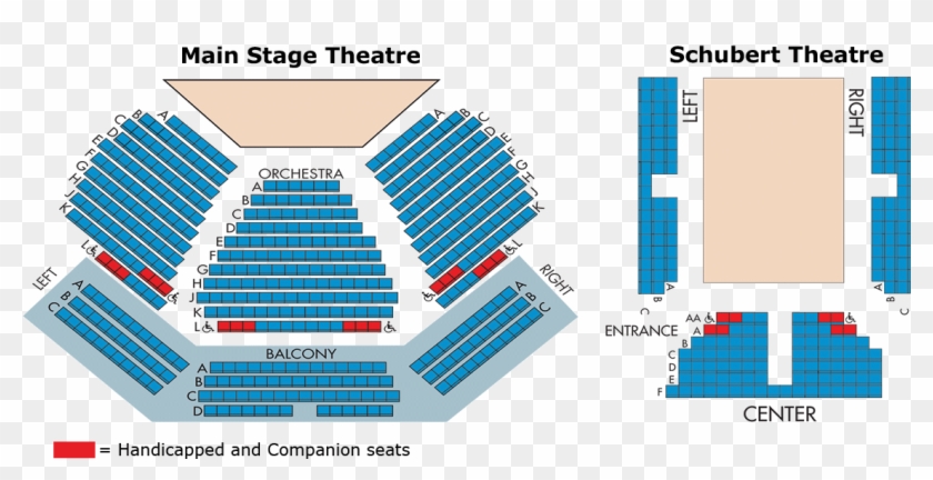 Labuda Center Seating Charts - Distance From Stage To Seating Clipart #4242383