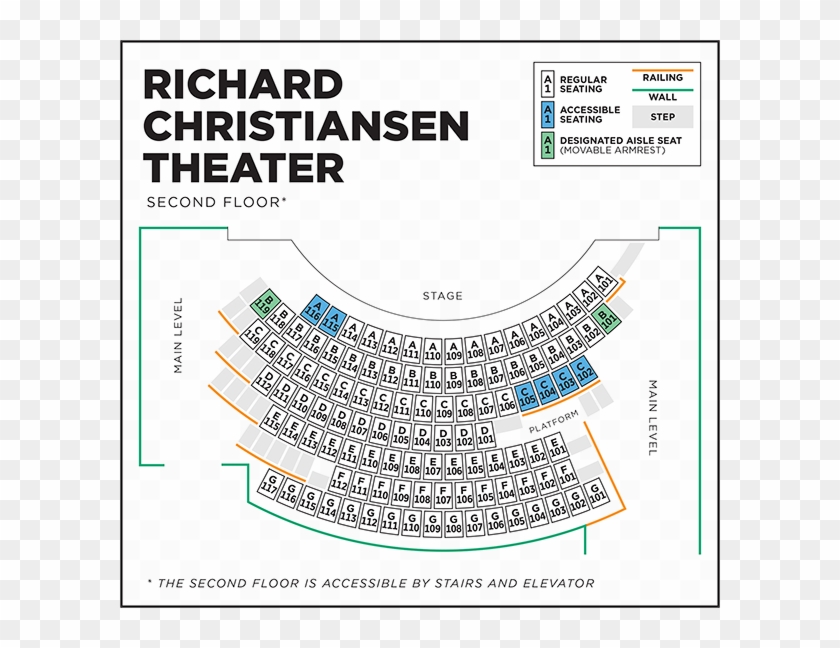 Richard Christiansen Theater Seating Chart - American Parkinson Disease Association Clipart #4242496