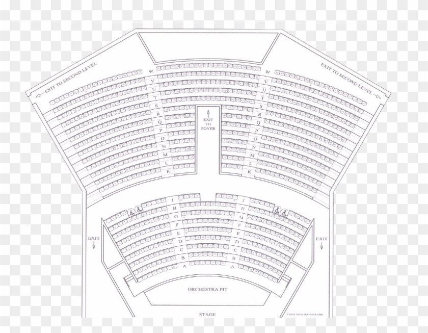Take A Seat - Stockbridge Theatre Seating Chart Clipart
