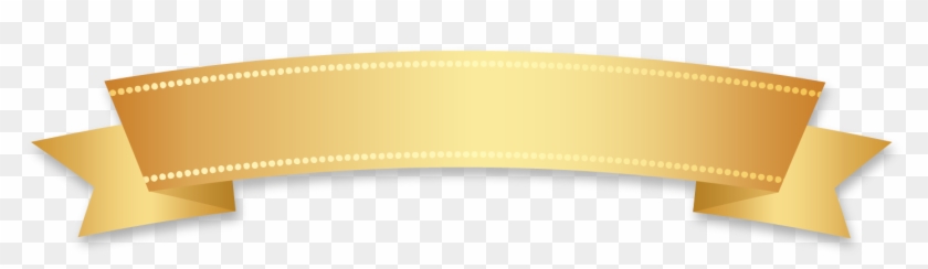 Faixa Dourada Png - Fitas E Faixas Png Clipart
