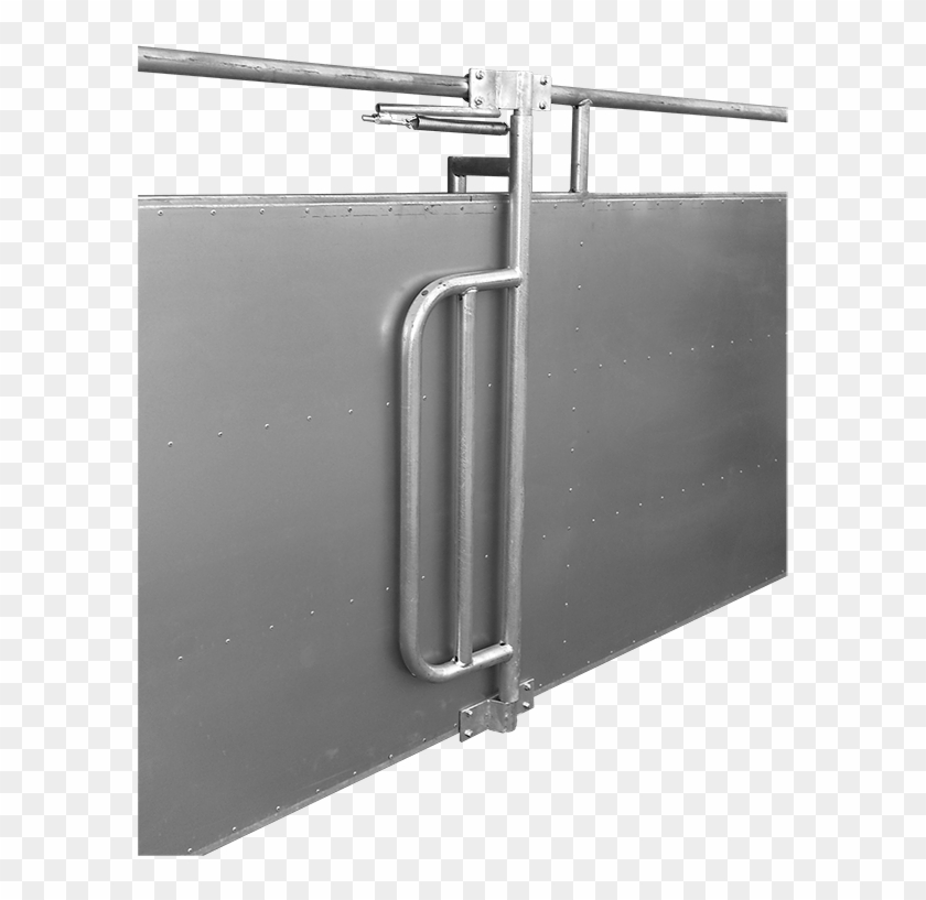 This Gate Stops Your Cattle From Backing Out Of The - Spring Cattle Alley Stop Clipart