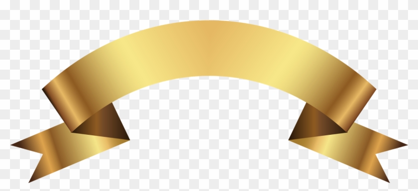 Fitas Dourada Fitas Dourada - Gold Ribbon To Design Clipart #4243775