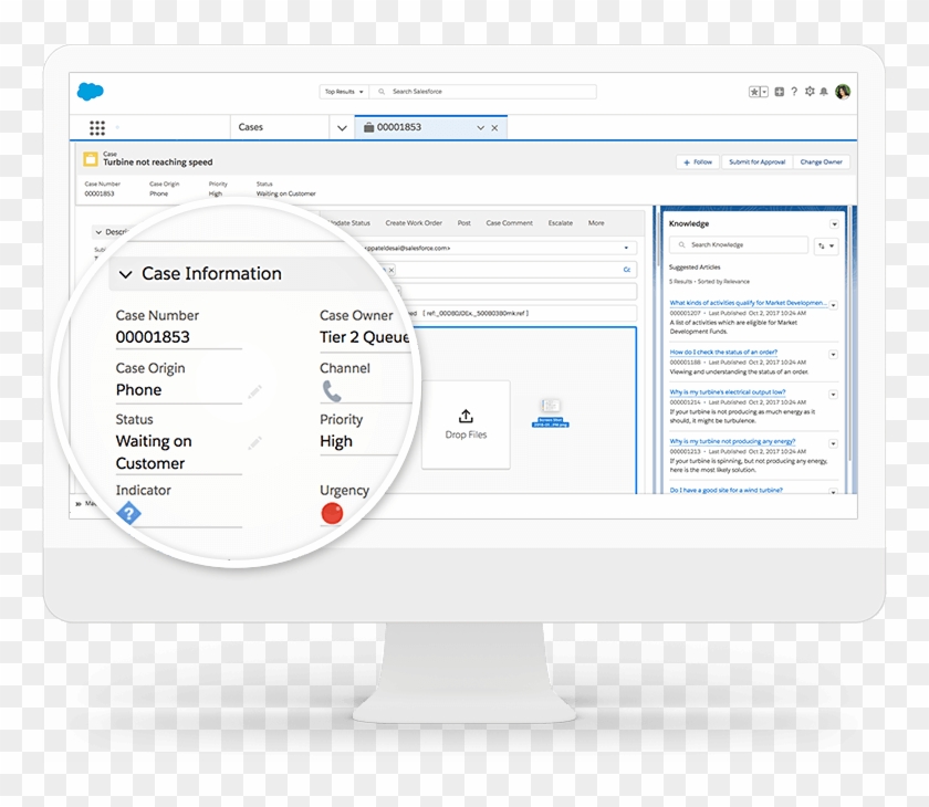 Salesforce Service Cloud Help Desk Software - Salesforce Einstein Activity Capture Clipart #4243836
